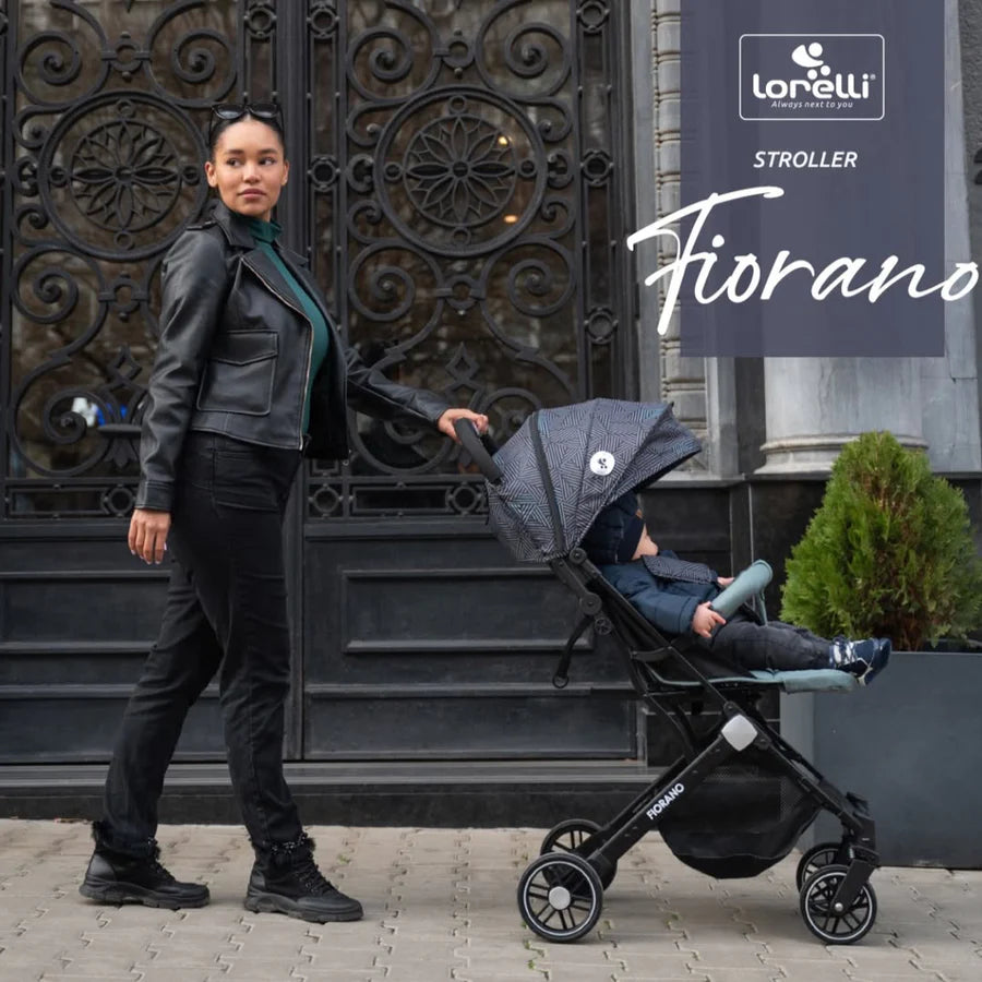Lorelli - Fiorano Baby Stroller - Black