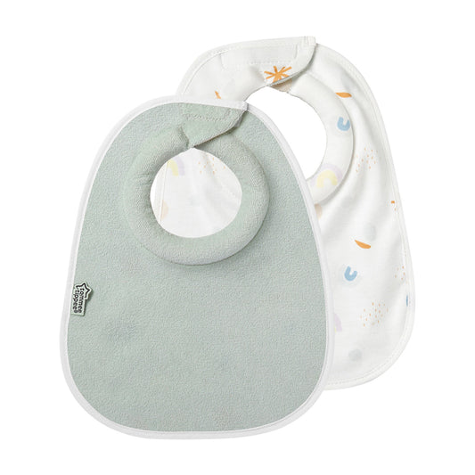 (TOMMEE TIPPEE)FEEDING BIBS 2PCS