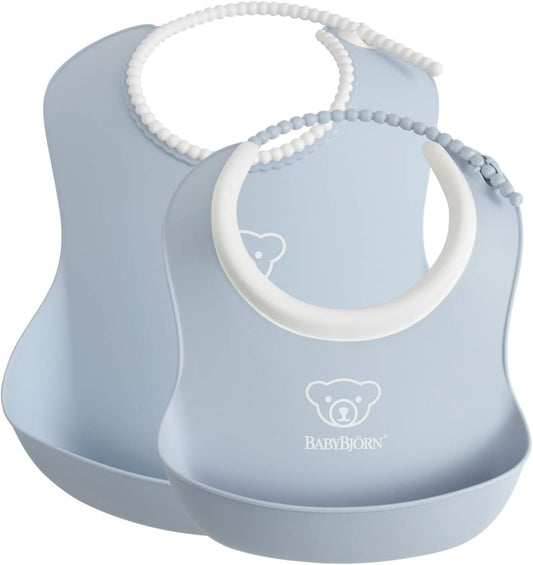 Babybjorn - Feeding Bib Set - Powder Blue