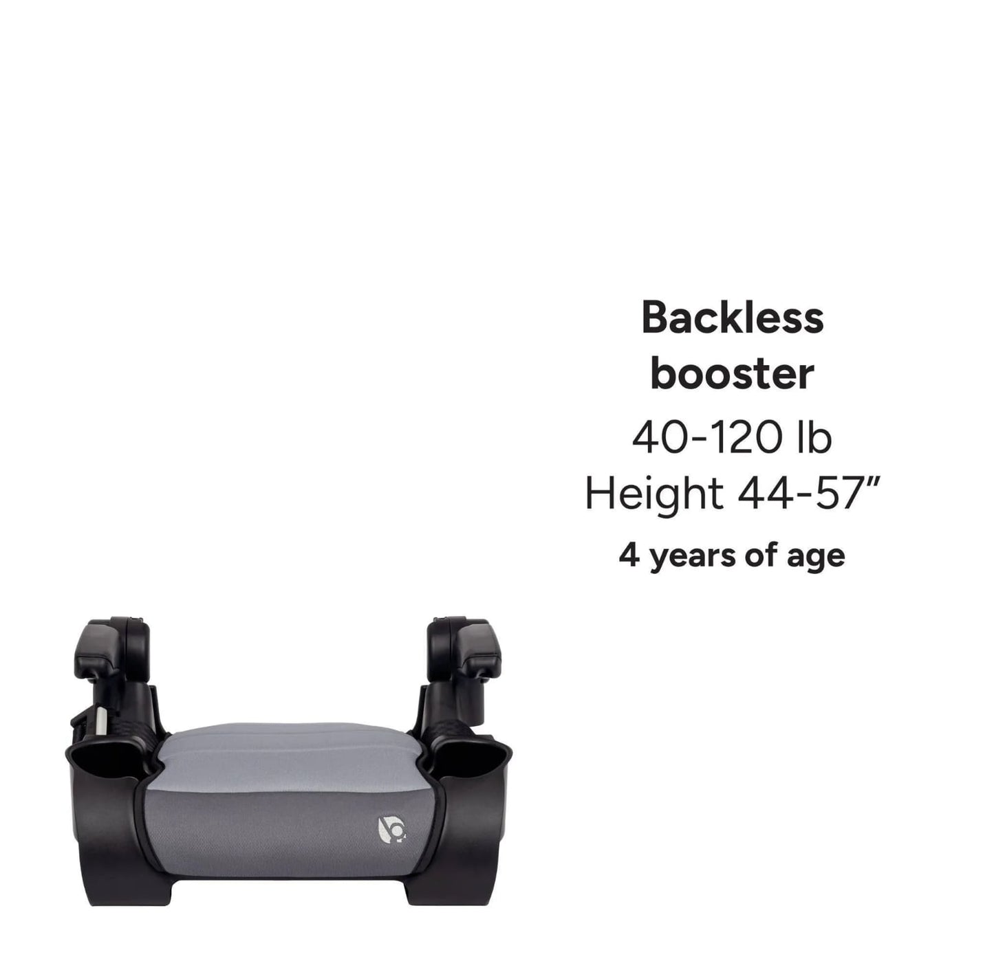 BabyTrend - Protect  Slim Plus Booster -  Cosmic Grey
