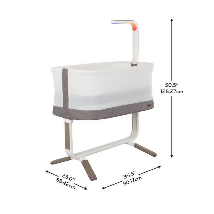 Evenflo - Cora Adjustable Baby Bassinet - Sensory Soothe Technology