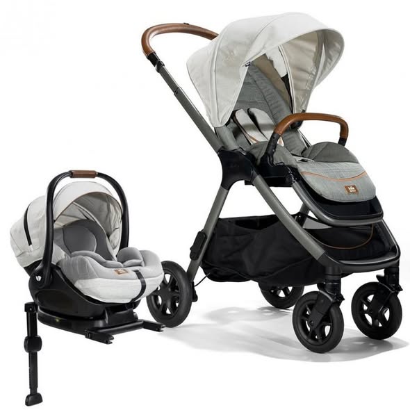 Joie - Aeria Stoller Travel System - i-Level Car Seat With LX 2 Isofix Base - Signature