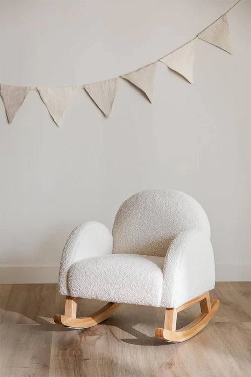 Miila Kids Rocking Chair Teddy Off White Nursery