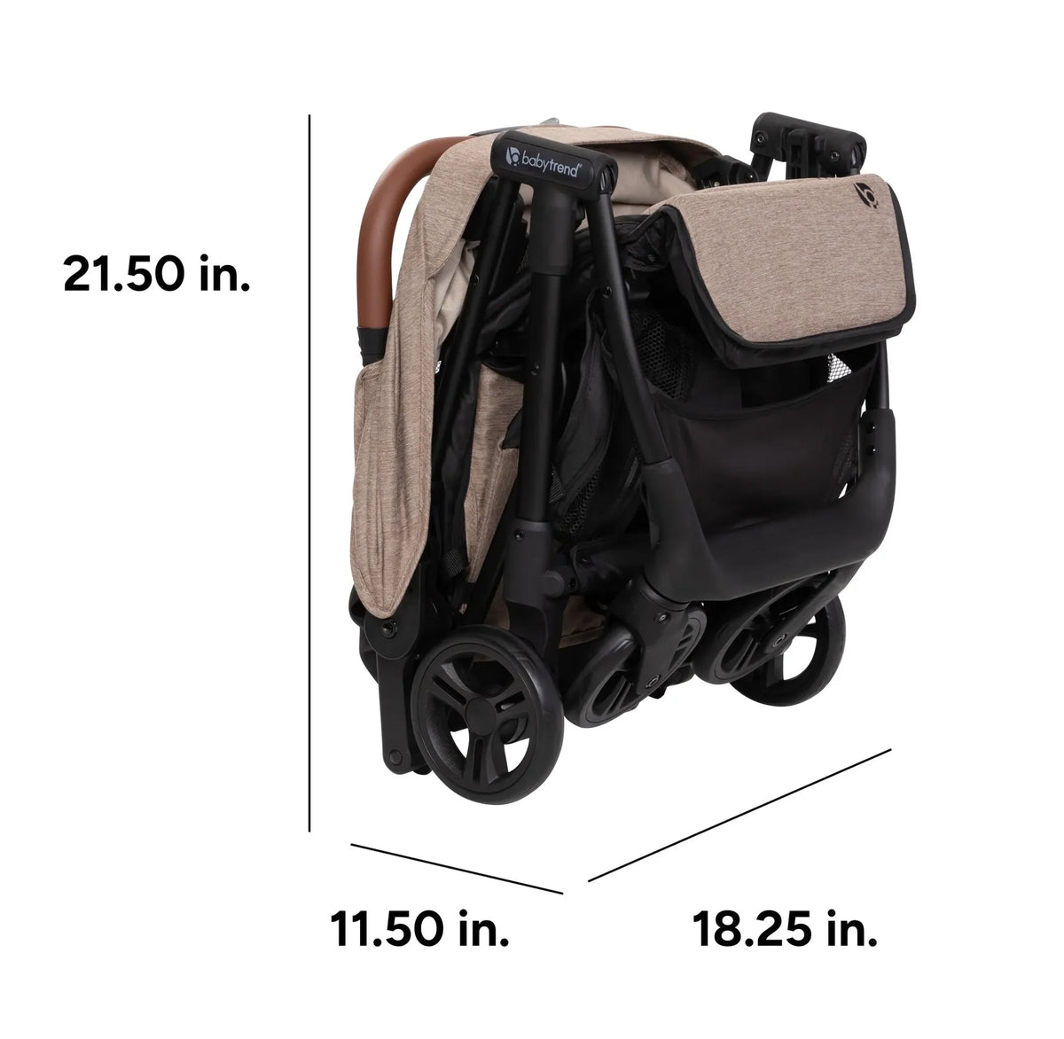 Babytrend - York Compact Travel System - With Ez Lift  Pro Car Seat - Cosmic Brown