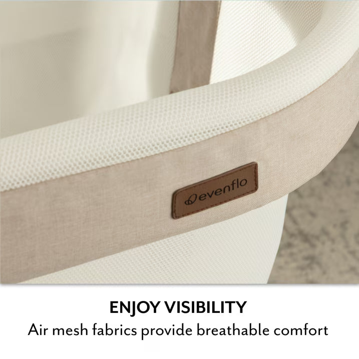 Evenflo - Cora Adjustable Baby Bassinet - Sensory Soothe Technology
