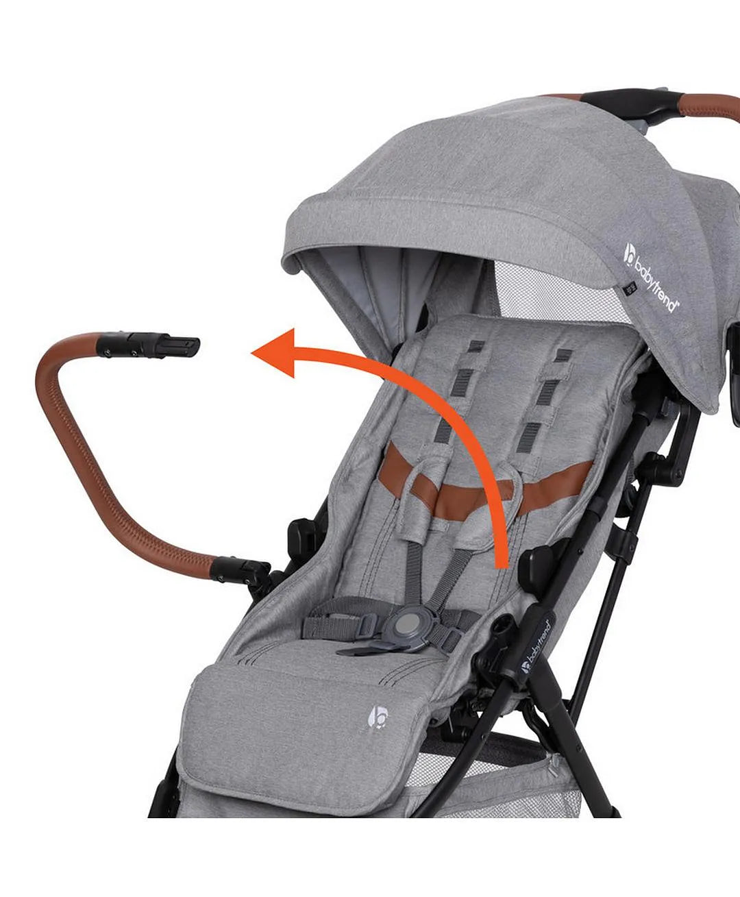 Babytrend - Zenda Compact All-Terrain Stroller - Stellar Grey