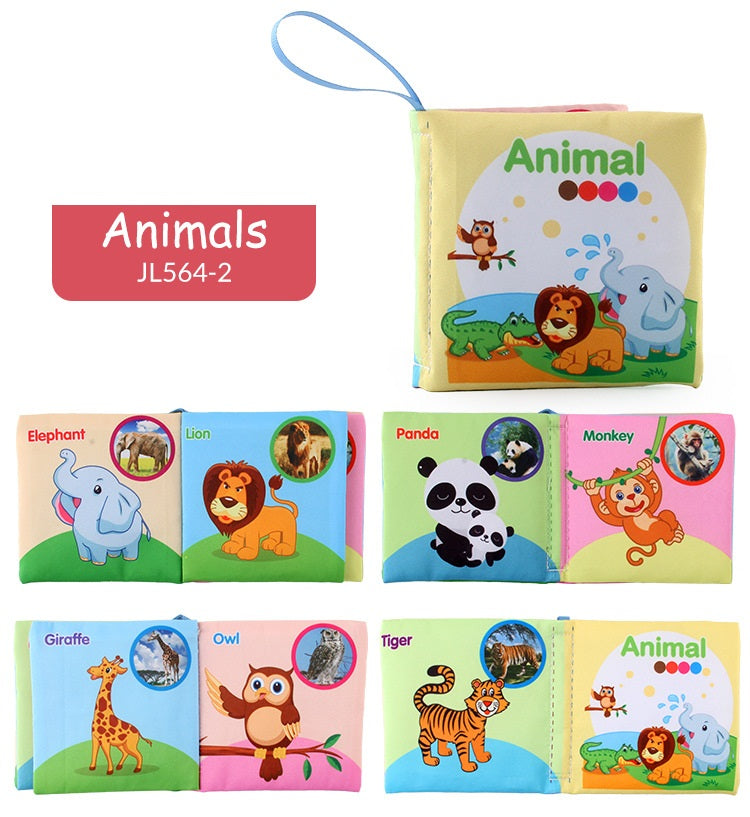 Tumama Kids - Colorful Learning Book - Cloth Book - Animal