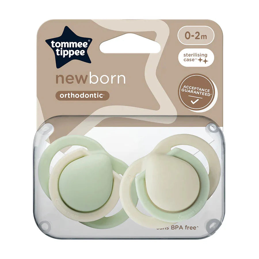 Tommee Tippee - Newborn Silicone Soother - 0-2m - Boy