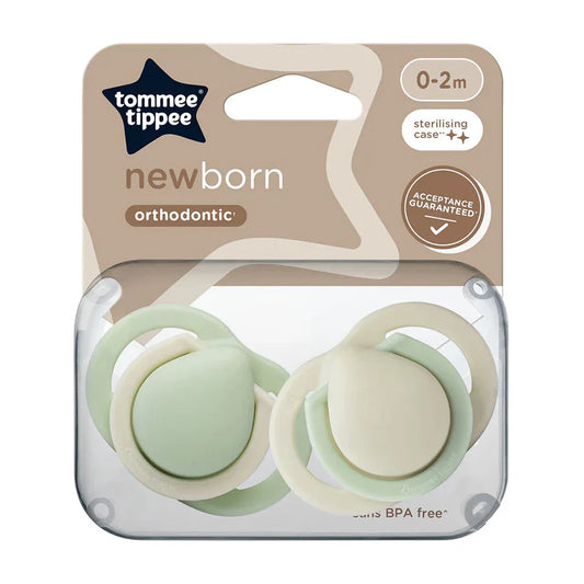 Tommee Tippee - Newborn Silicone Soother - 0-2m - Boy