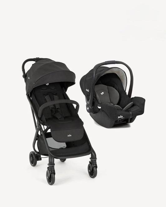 Joie - Litetrax Stroller Travel System  - Gemm Car Seat - Shale