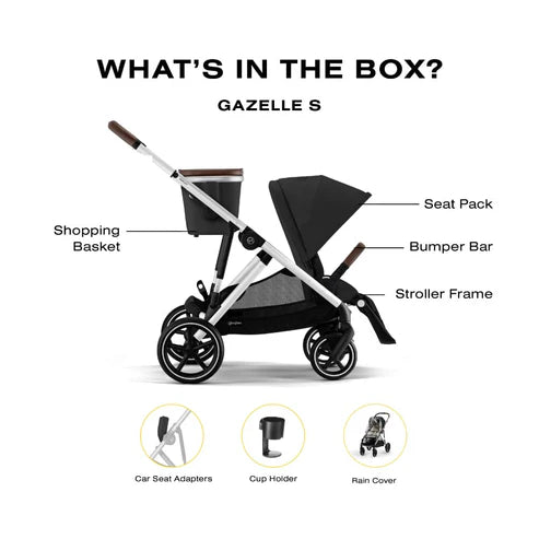 Cybex - Gazelle Stroller TPE - Black