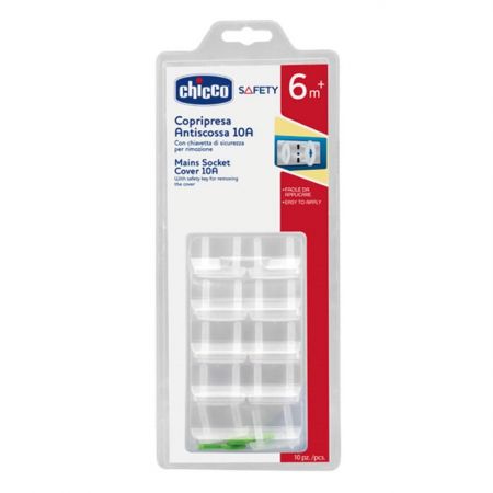 Chicco MAIN SOCKET COVERS 12pcs-10Ampere