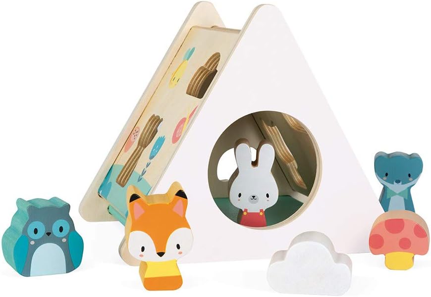 Janod - Pure Shape Sorter - Wood
