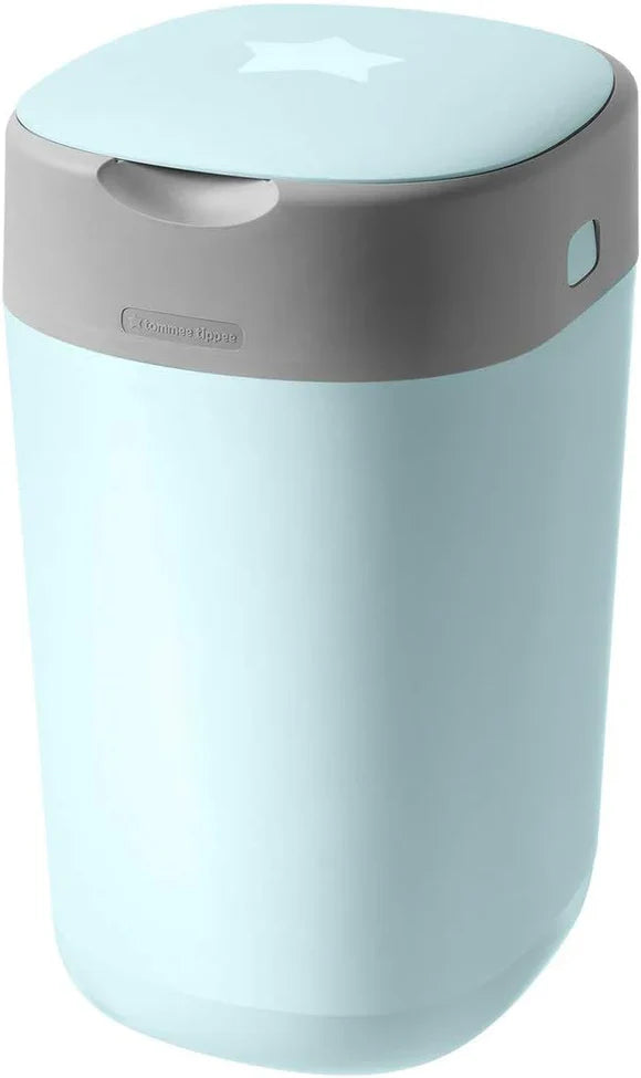 Tommee Tippee Twist and Click Nappy Bin,
Includes 1x Refill Cassette -
Blue
