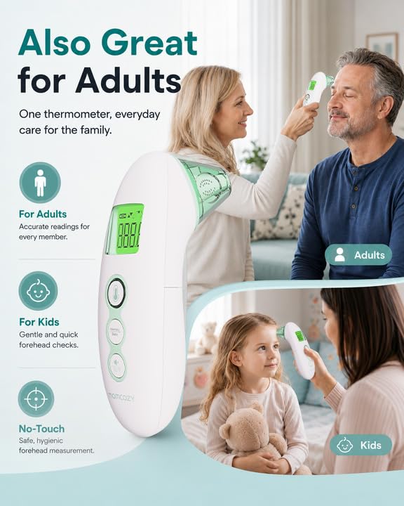 Momcozy - Forehead And Ear Thermometer -