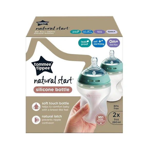 Tommee Tippee Natural Start Silicone
2x 260ml