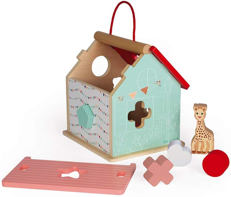 Janod - Sophie La Girafe Sorting - Wooden House