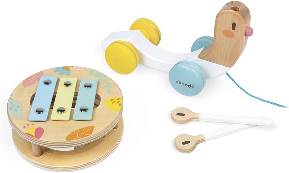 Janod - Pure Pull-Along - Snaif Wood