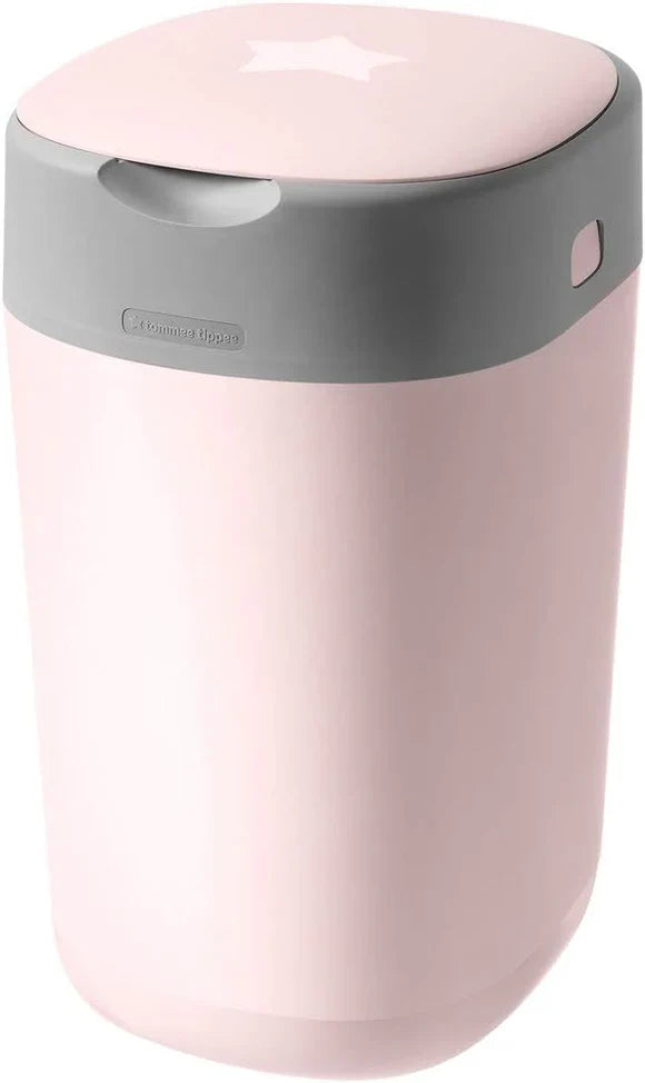 Tommee Tippee Twist and Click Nappy Bin,
Includes 1x Refill Cassette -
Pink