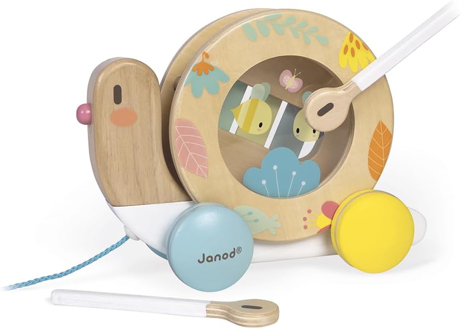 Janod - Pure Pull-Along - Snaif Wood