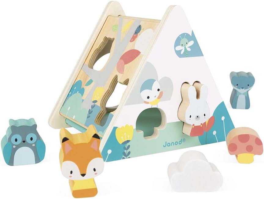 Janod - Pure Shape Sorter - Wood