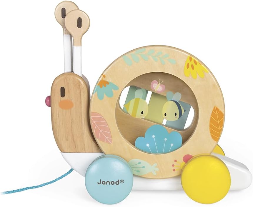 Janod - Pure Pull-Along - Snaif Wood