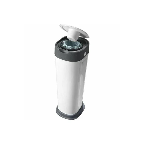 Tommee Tippee Twist and Click XL Nappy Bin,
White, with x1 Refill Cassette
