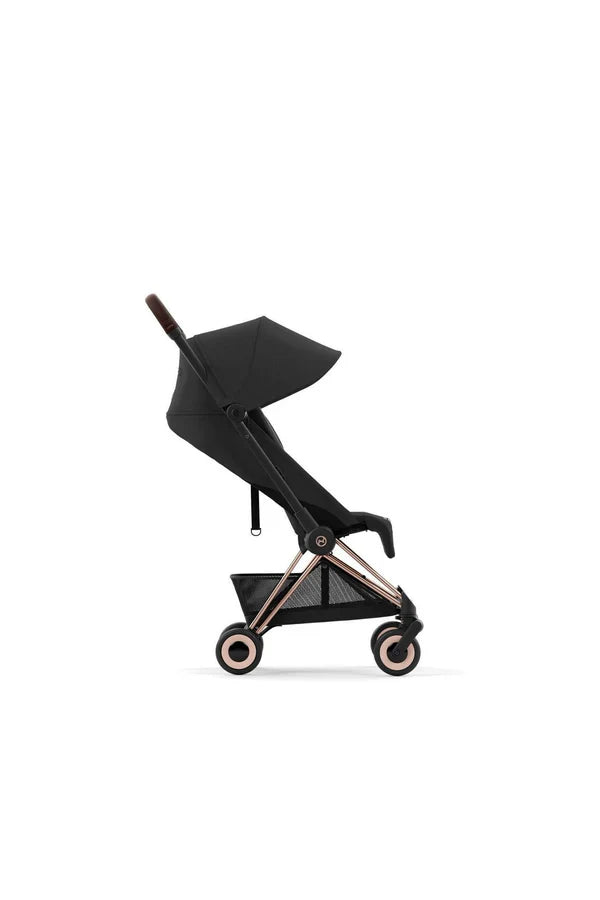 Cybex Coya Stroller Rosegold Sepia Black + Cloud-G car seat (Base G, Adapters & bumper bar are optional)