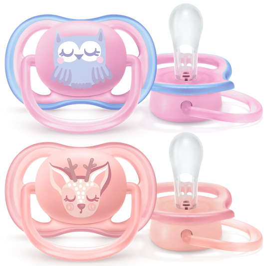 AVENT ULTRA AIR SOOTHERS  ELEPH/ OWL- 0-6M