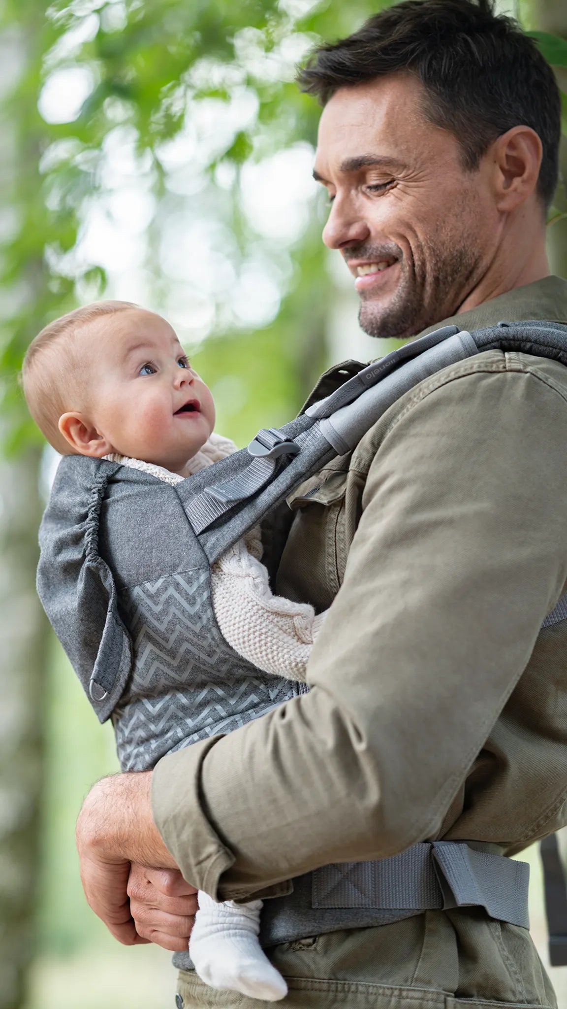 Lionelo - Baby Carrier - Margareet wave