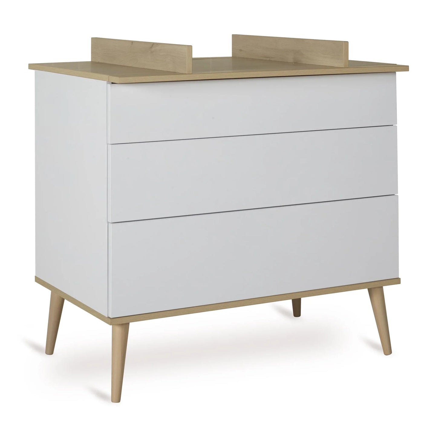 Quax Flow Commode - White & Oak Modern Dresser