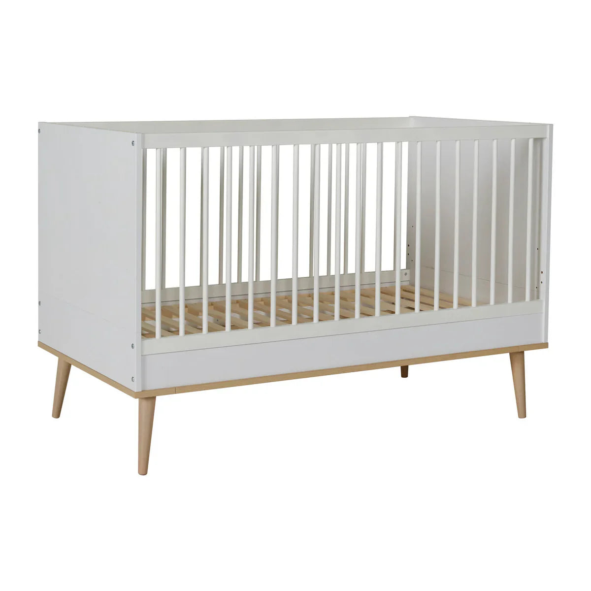 Quax Flow Bed 140x70 Cm White Convertible Cot