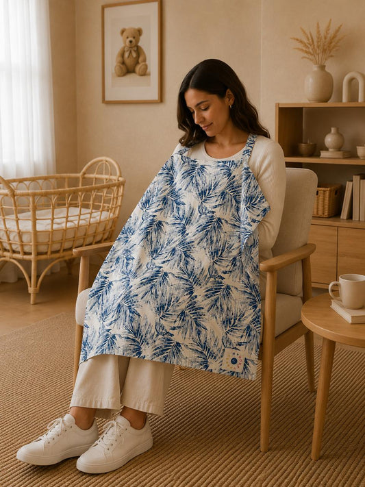 MyHokeyPokey - breast feeding cover - Tropical Blue