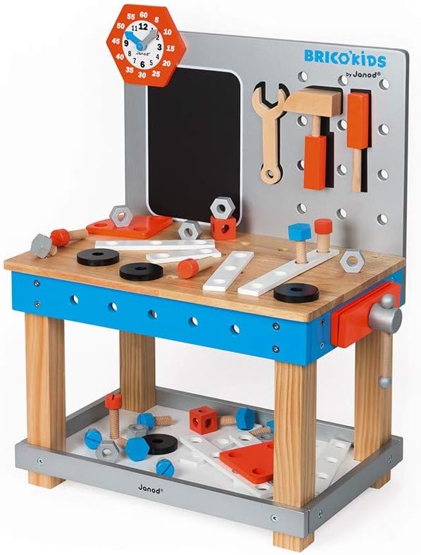 Janod - Brico' Kids Diy Giant - Magnetic Wooden Table