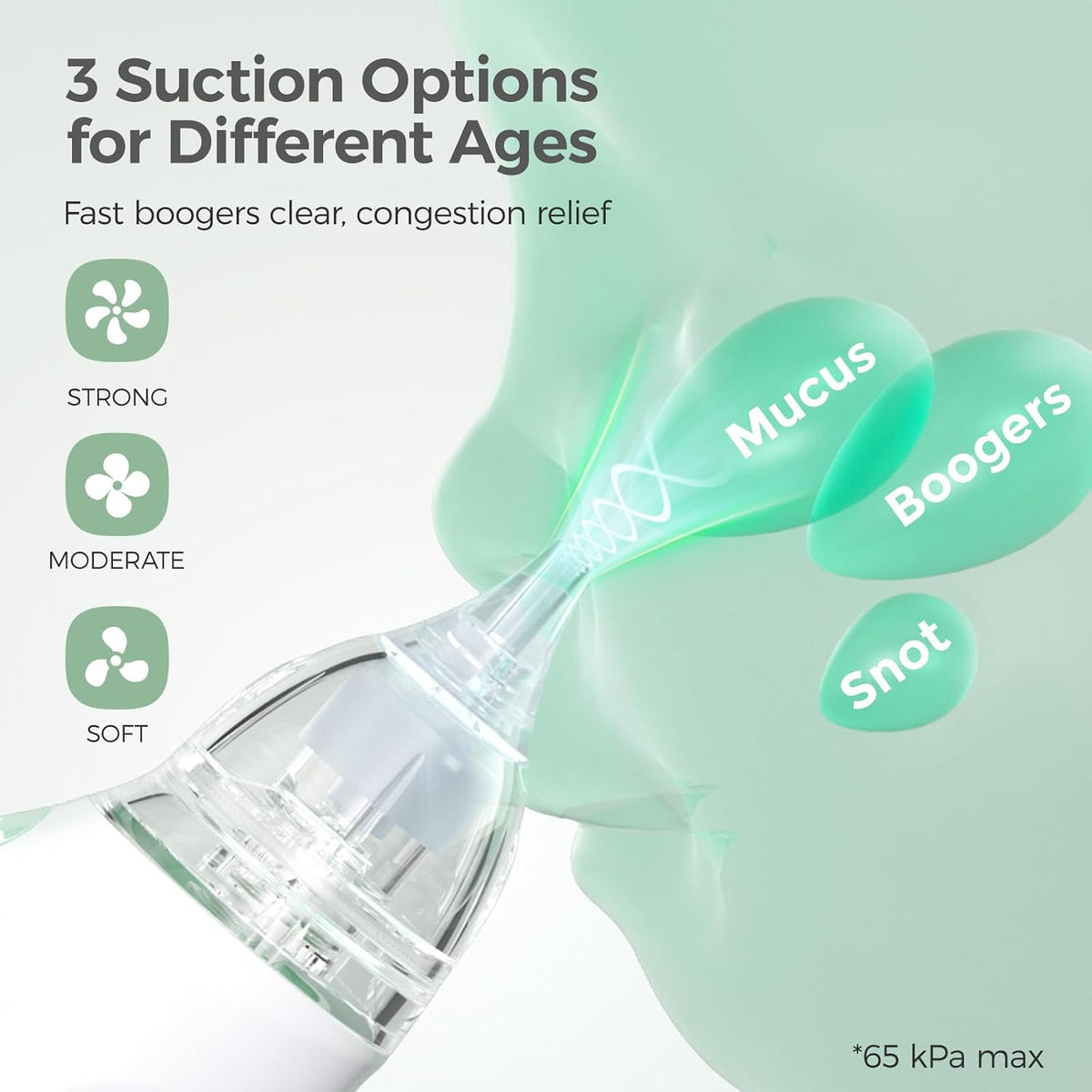 Momcozy - Nasal Aspirator - Green