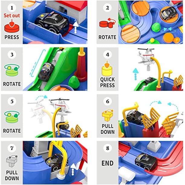 Tumama Kids - Car Adventure Race Track - Toddlers