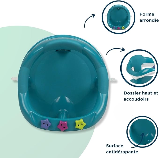 Thermobaby - Aquababy Bath Ring - Deep Peacock - Bath Time