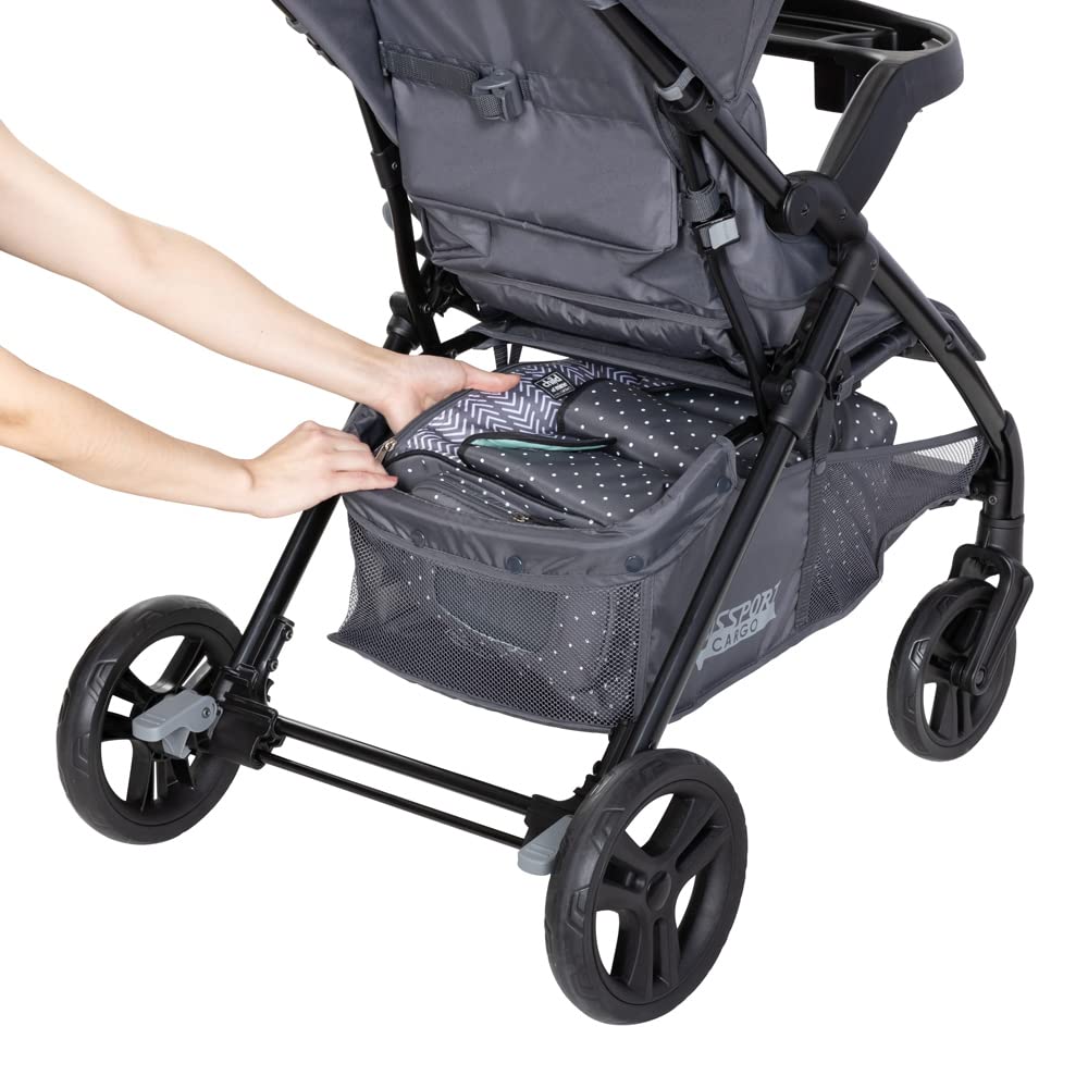 BabyTrend - Passport Cargo Travel System - Base Included - Grey Bamboo