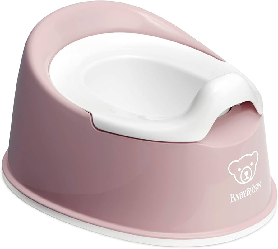 Babybjorn - Potty Chair - Powder Pink&White