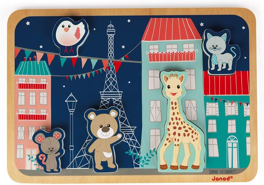 Janod - Sophie La Girrafe - Chunky Puzzle