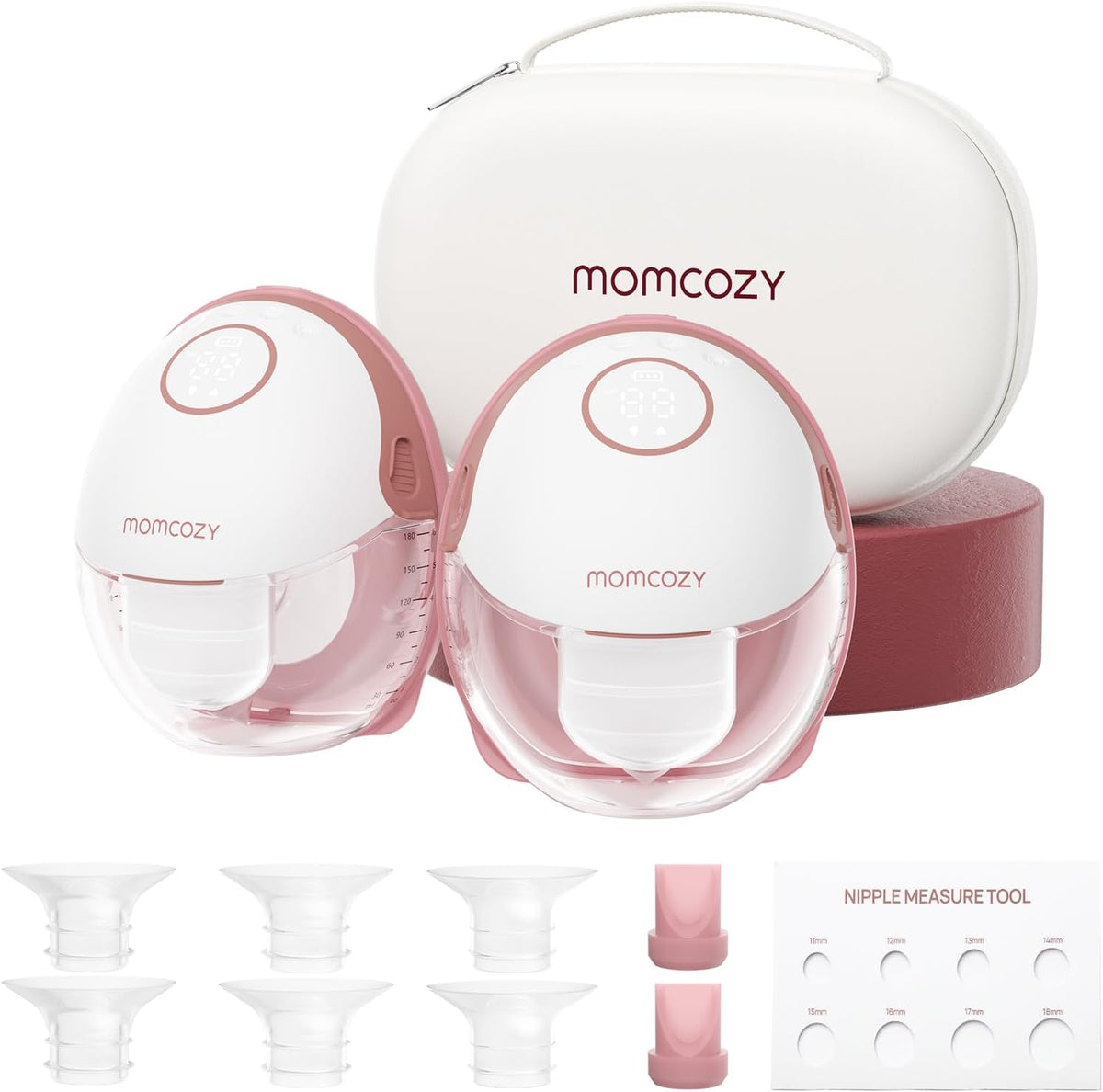 Momcozy - M6-Red Double Mobile Style - Breast Pump