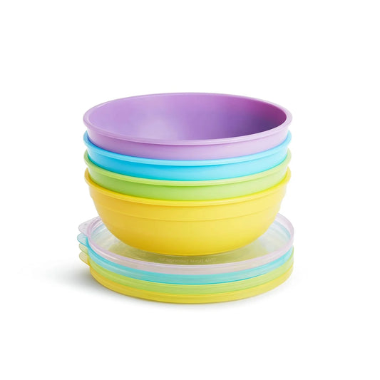 Munchkin - Love A Bowls - 10pcs Baby Feeding Set