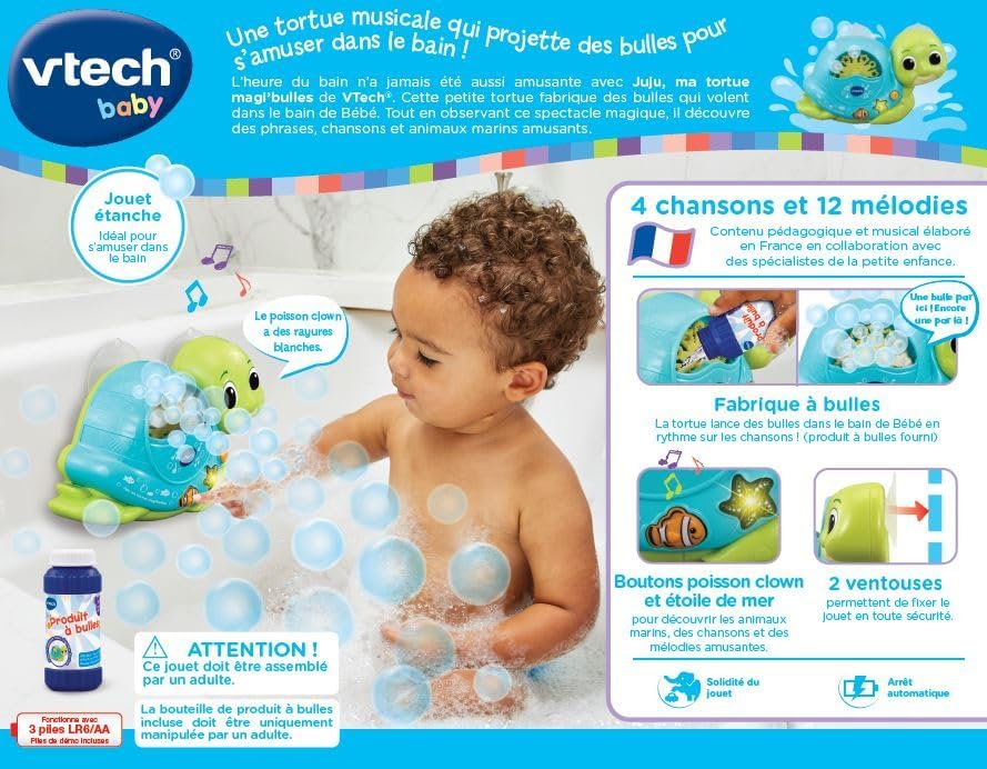 Vtech - Bubble Time Turtle - French