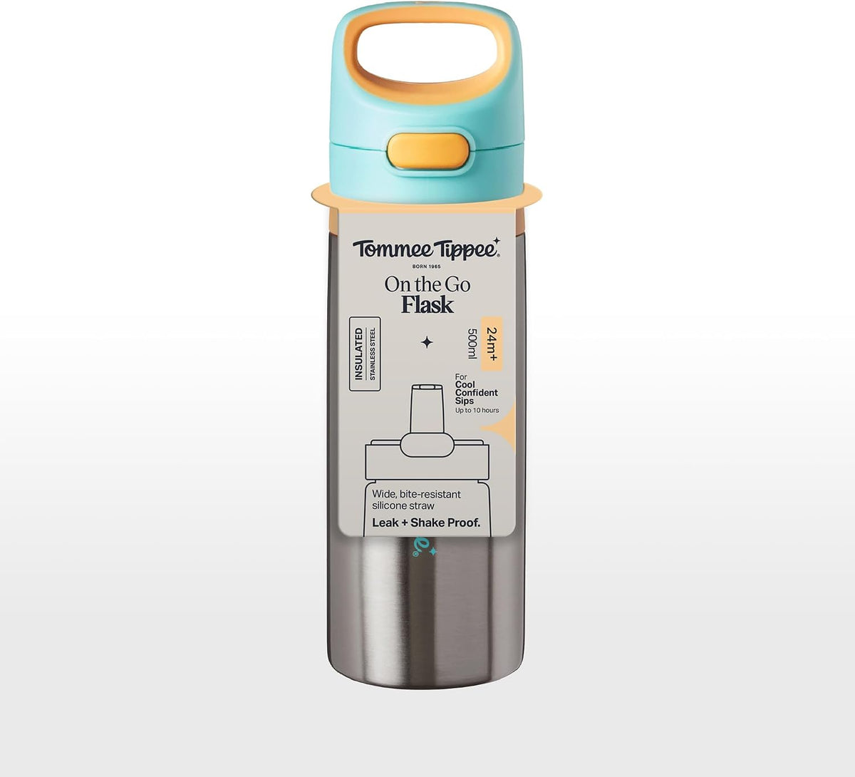 Tommee Tippee - On The Go Straw Bottle - 500ml