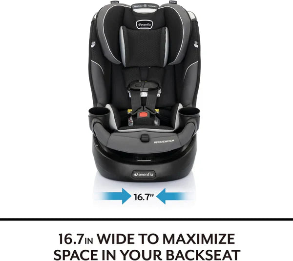 EVENFLO REVOLVE360 SLIM 2-IN-1 CARSEAT CANTON BLACK