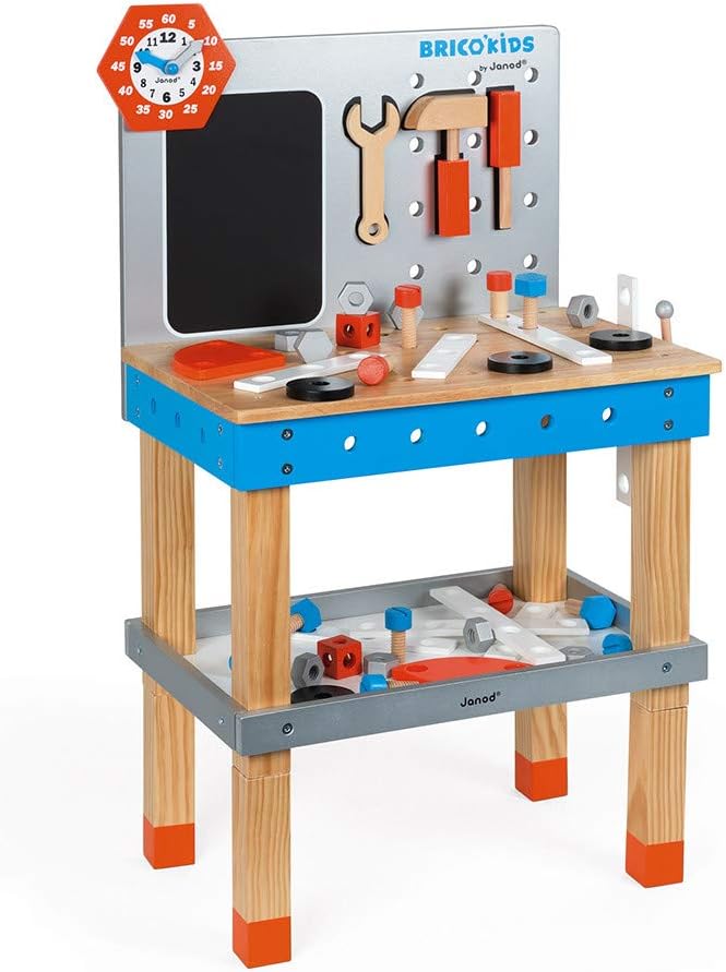 Janod - Brico' Kids Diy Giant - Magnetic Wooden Table