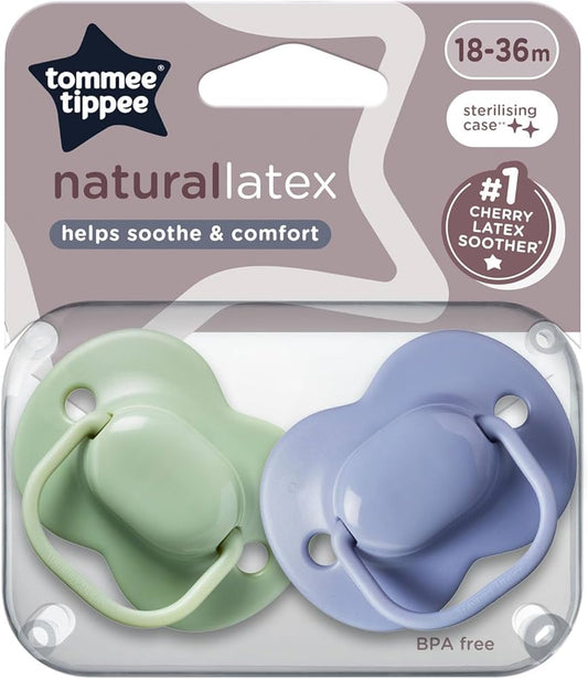 (TOMMEE TIPPEE) TT 2 X 1836 CHERRY LATEX SOOTHER
