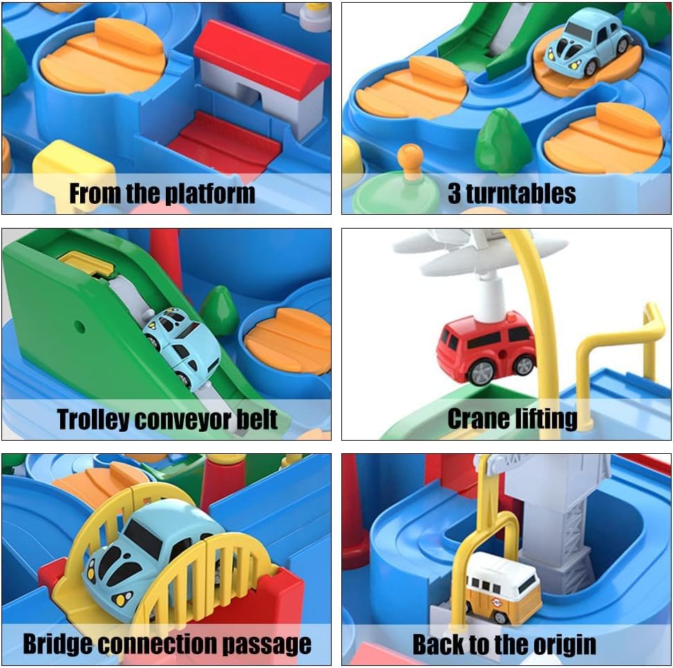 Tumama Kids - Car Adventure Race Track - Toddlers