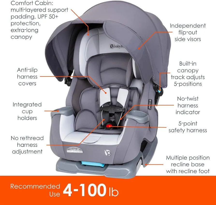 BabyTrend - Cover Me 4in1 - Convertible Car Seat