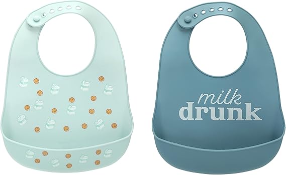 Pearhead - Silicone Bib Set Of 2 - You're A Peach
